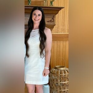 Lilly Pulitzer Pearl Lace Necklace Dress